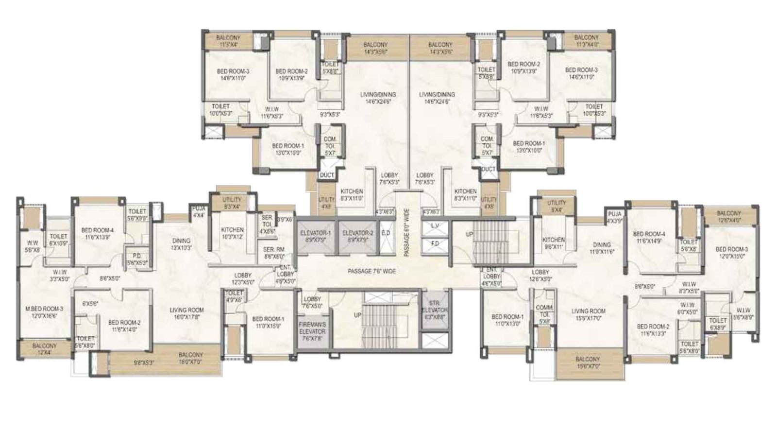 Livience-Aleenta-Typical-Floor-Plan-3,4&4.5BHK-Tower-1,2&4